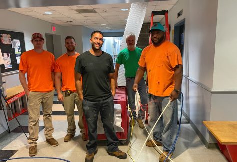 Sheet Metal Workers Group Photo on the jobsite