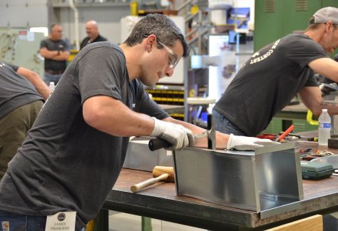 Sheet Metal Worker Primodie Works on the group